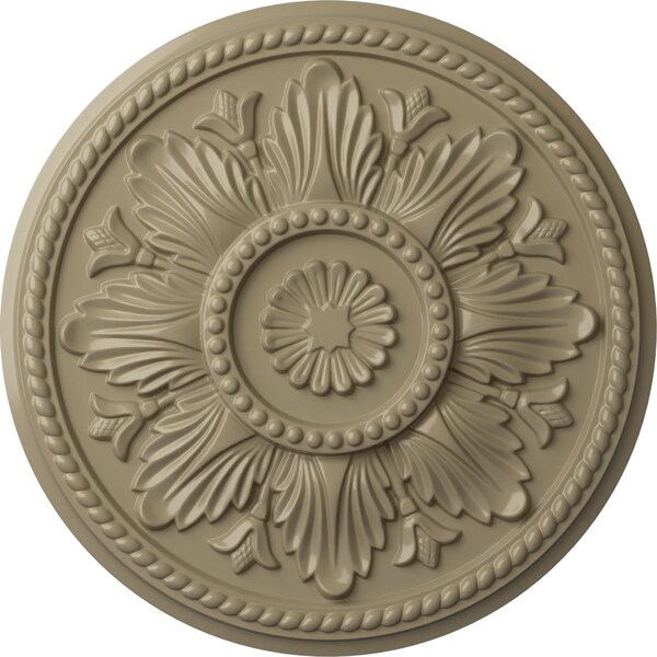Ekena Millwork Edinburgh Ceiling Medallion (Fits Canopies up to 5 1/4"), Hand-Painted Gobi Desert, 18"OD x 1 3/4"P CM18EDGDF - main